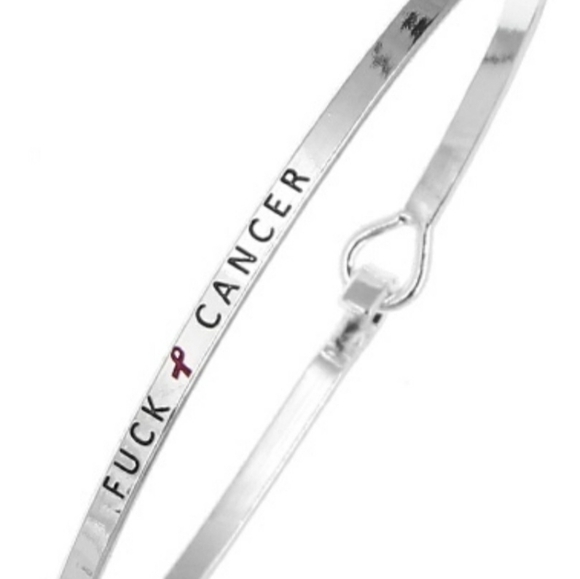 Fxxk Cancer Bracelet - Picture 1 of 1